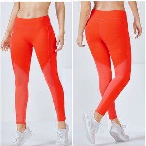 Fabletics Women's Orange Rocha Legging II Size Large